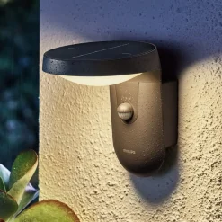 Philips Tyla A-Label væglampe, solcelle, sensor