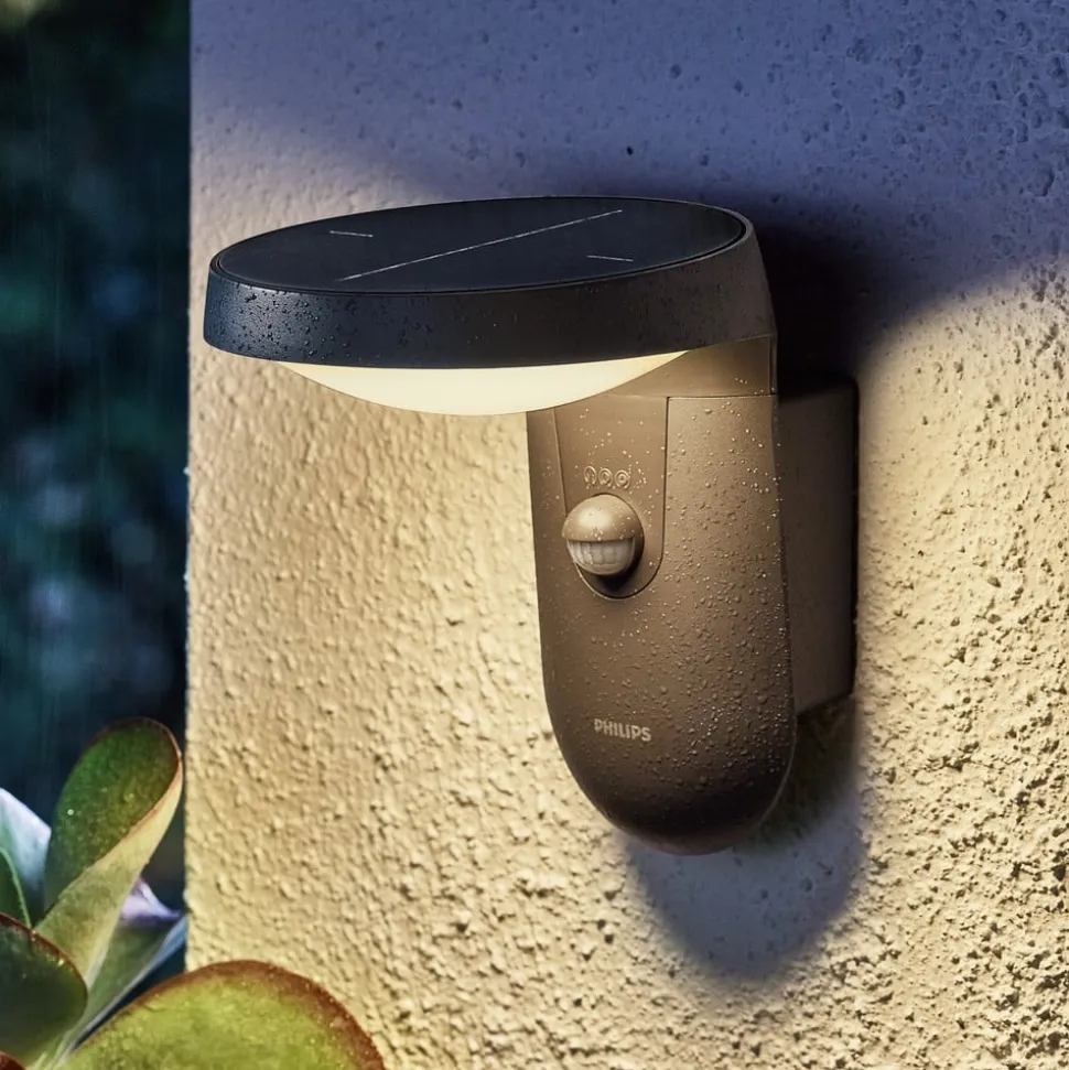 Philips Tyla A-Label væglampe, solcelle, sensor