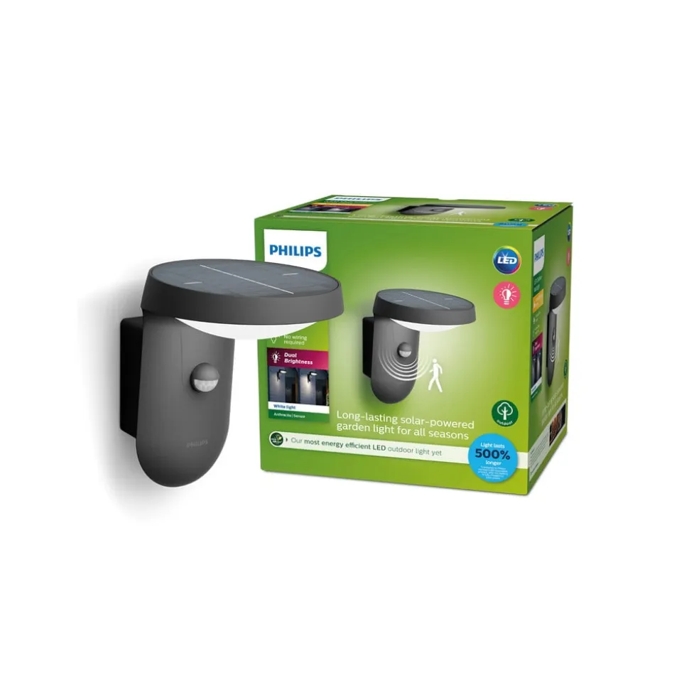 Philips Tyla A-Label væglampe, solcelle, sensor
