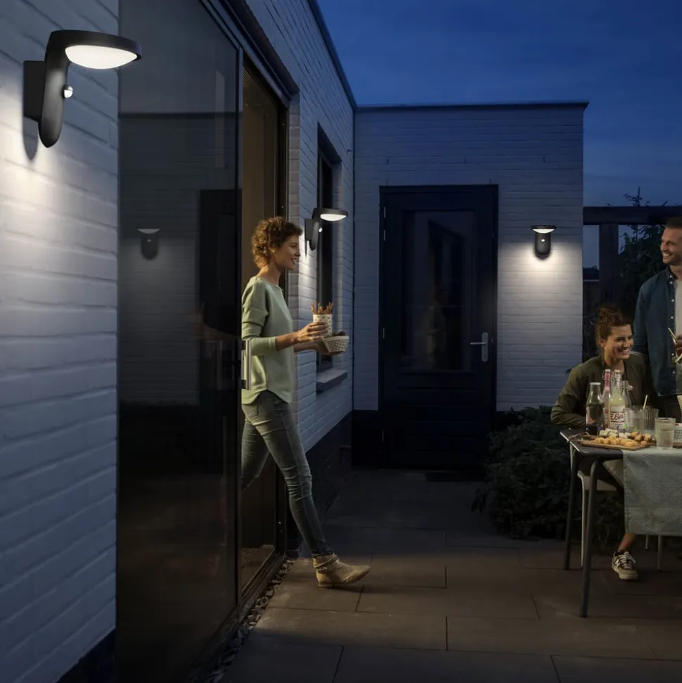 Philips Tyla A-Label væglampe, solcelle, sensor