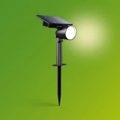 Philips udendørs LED-spot Ashlyn, sort, IP44