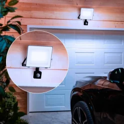 Philips udendørs LED-spot Lois UE Sensor, 14 W, 5.000 K IP65