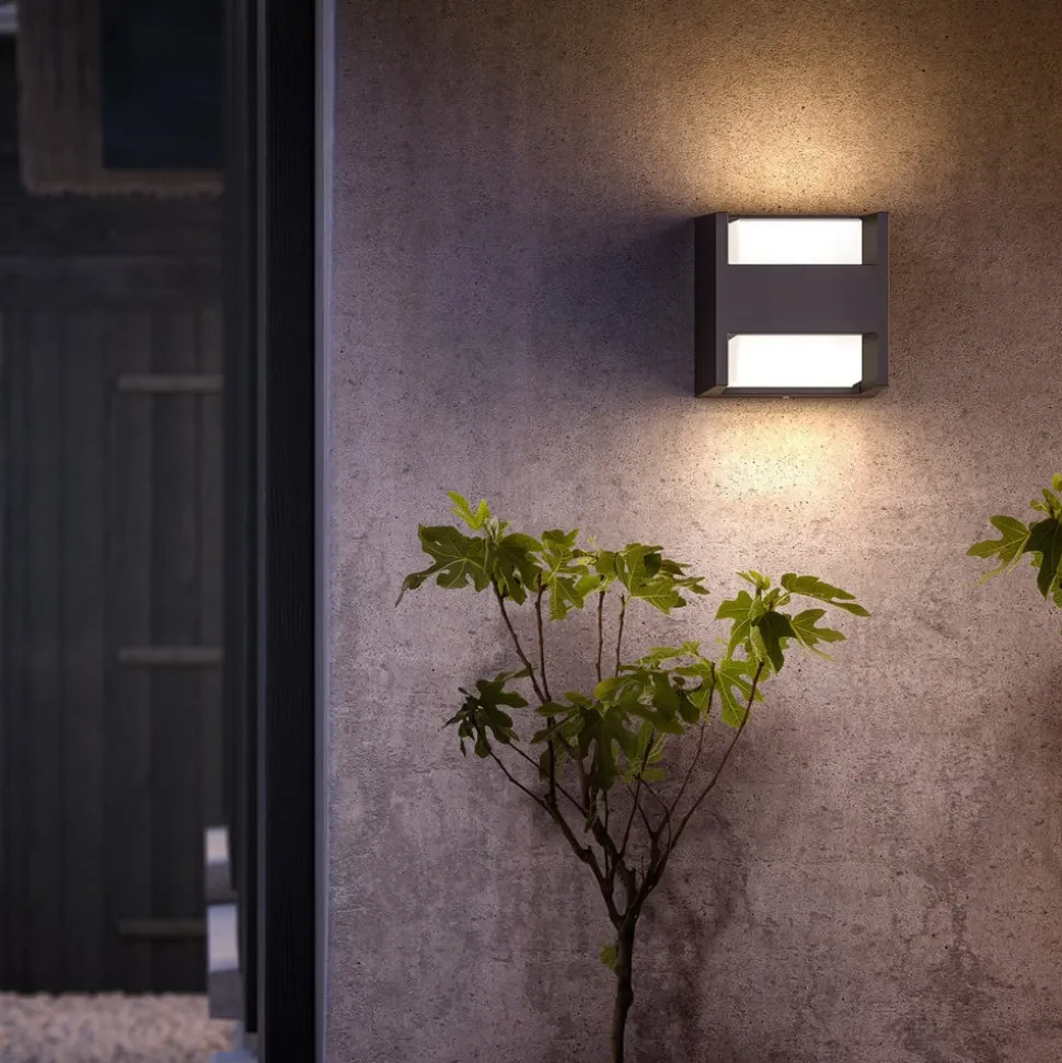 Philips udendørs LED-væglampe Arbour UE 2-sæt 2 lyskilder 2700 K
