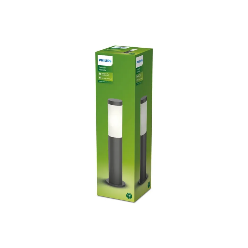 Philips Utrecht sokkelampe E27 antracit
