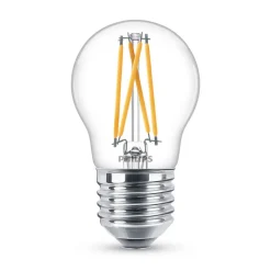 Philips WarmGlow LED-pære E27 P45 2,5 W klar