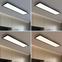 Piatto LED-panel CCT fjernbetjening 100x25 sort