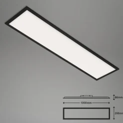 Piatto S WiFi LED-loftlampe Bluetooth CCT fjernb.