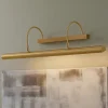 PICTURE lang gallerilampe mat messing