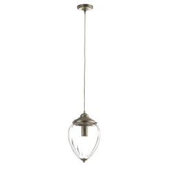 Pineapple pendellampe, antik messing