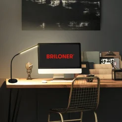 Pivaz LED-bordlampe, touch-dæmper, sort