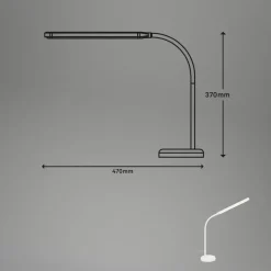 Pivaz LED-bordlampe, touch-dæmper, hvid