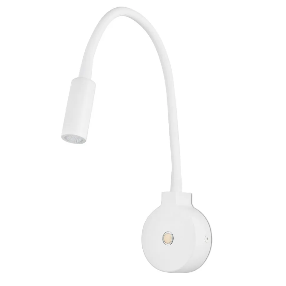 Pixie LED-væglampe med flexarm, hvid