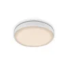 Plat LED-indbygningsspot, hvid, Ø 7,5 cm, 3.000K