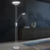 Pool LED-gulvlampe med læsearm, CCT-funktion