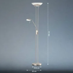 Pool LED-gulvlampe med læsearm, CCT-funktion