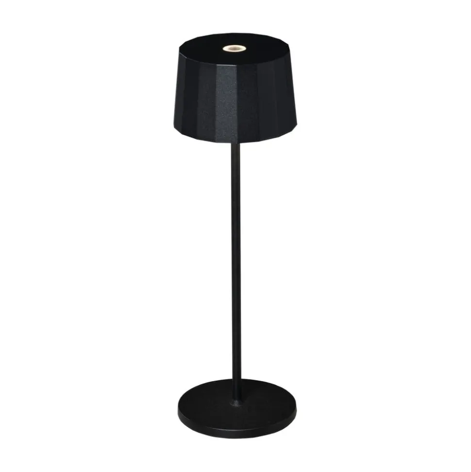 Positano LED-bordlampe til udendørs brug, sort
