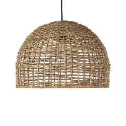 PR Home Hængelampe Cebu, Ø 57 cm, Lampakanay-skærm, IP20