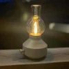 PR Home LED-terrasselampe Glimt, beige, IP44 21,3 cm