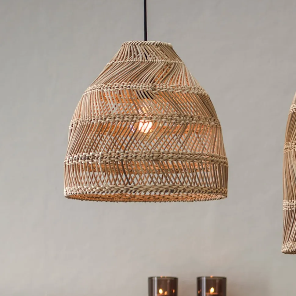 PR Home Maja hængelampe rattan, Ø36cm kabel 2,5m