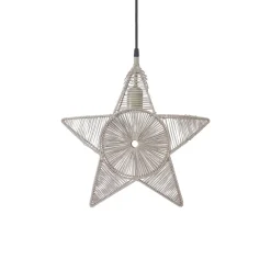 PR Home Regina dekostjerne metal med garn, beige