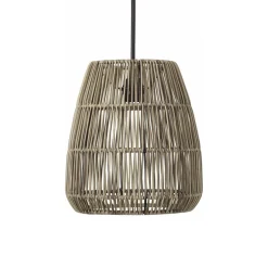PR Home udendørs hængelampe Saigon, grå, Ø 28 cm, kabel 2,5 m