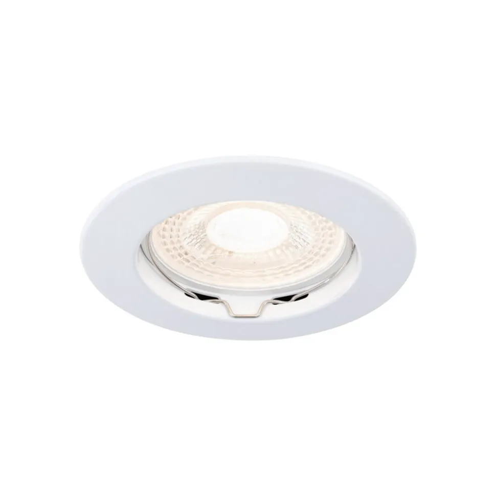 Premium Secure LV indbygget lampe i hvidt
