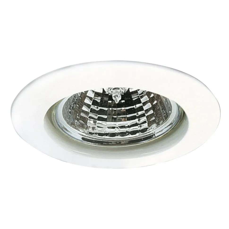 Premium Secure LV indbygget lampe i hvidt