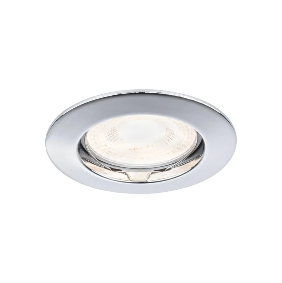Premium SECURE LV indbygget lampe i krom