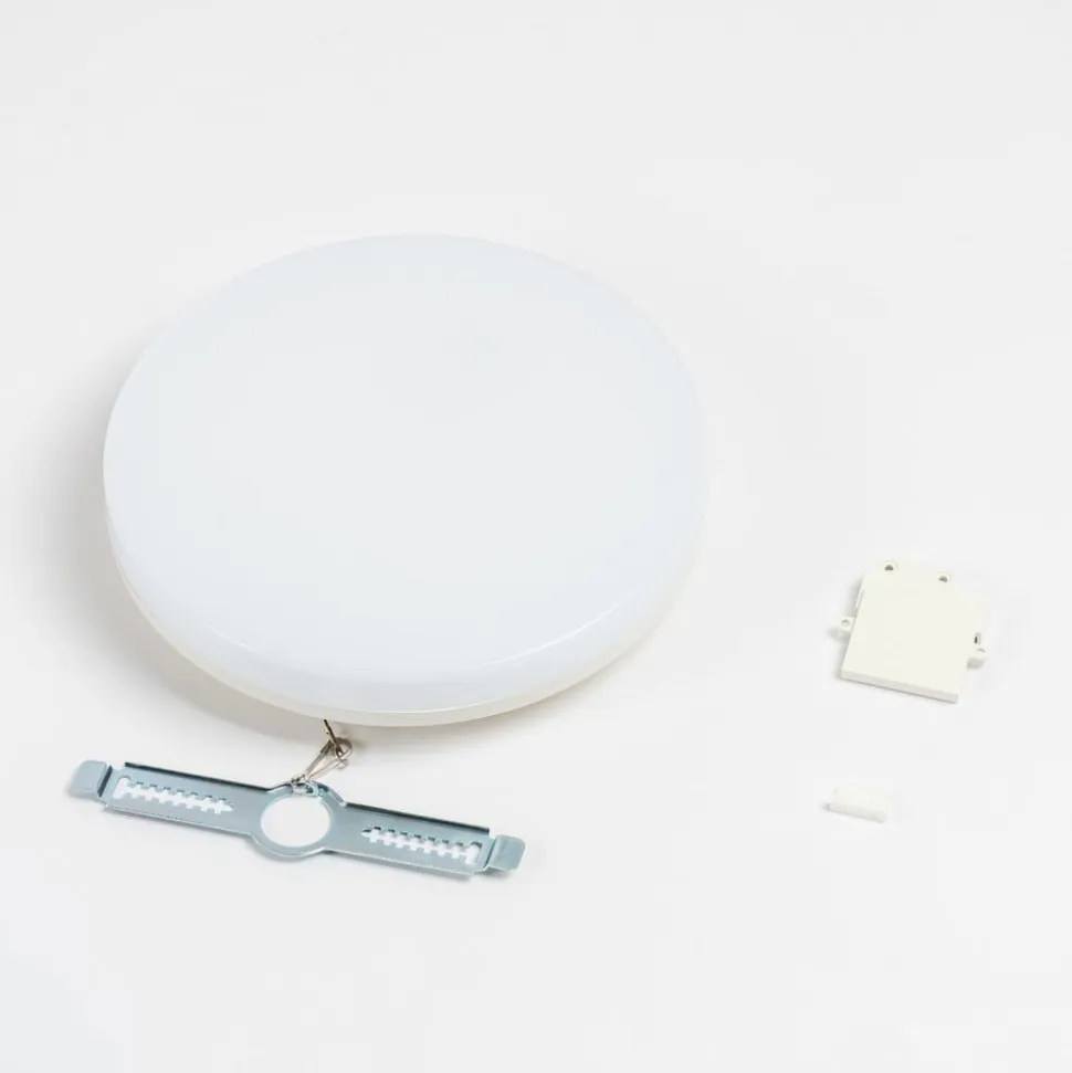 Prios Artin LED-loftlampe, sensor, rund, 22 cm