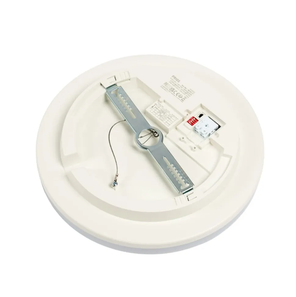 Prios Artin LED-loftlampe, sensor, rund, 28 cm