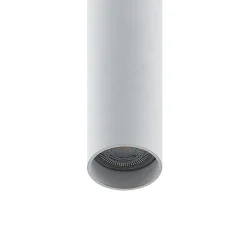 Prios hængelampe Neliyah, Ø 6 cm, hvid, metal, GU10
