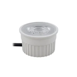 Prios indbygget loftspot Fibur med LED-modul, beige, sæt med 10 stk