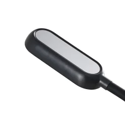 Prios LED genopladelig bordlampe Opira, sort, USB, touchdæmper