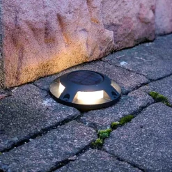 Prios LED gulv-spotlight med LED Selius, antracit, IP67