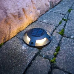Prios LED gulv-spotlight med LED Selius, antracit, IP67