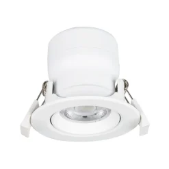 Prios LED indbygningslampe Shima, hvid, 7W, 3000K, 3 enheder, dæmpbar