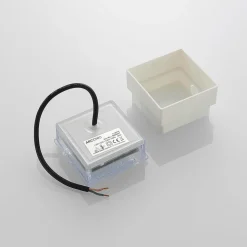 Prios LED nedgravningslampe Ewgenie, 10 cm, transparent
