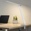 Prios LED-bordlampe Tamarin, højde 40 cm, hvid, dæmpbar