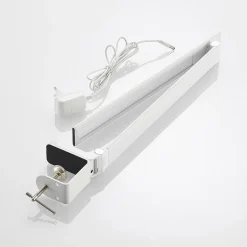 Prios LED-bordlampe Tamarin, højde 40 cm, hvid, dæmpbar