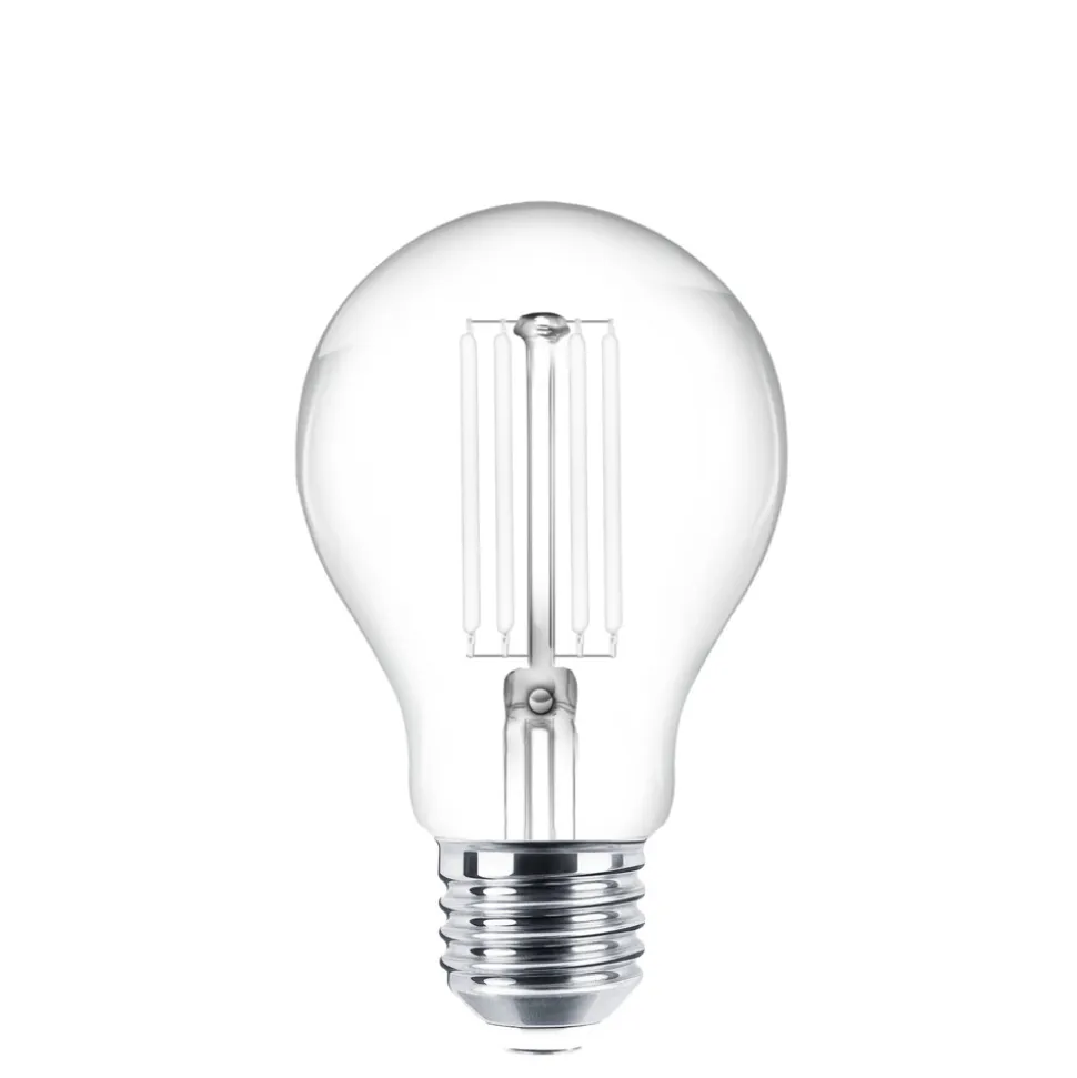Prios LED-filamentpære E27 hvid glødetråd klar 4 W 2.700 K