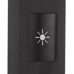 Prios LED-gulvlampe til kontor Taronis, sort, 195 cm, dæmpbar