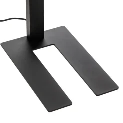 Prios LED-gulvlampe til kontor Taronis, sort, 195 cm, dæmpbar