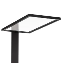 Prios LED-gulvlampe til kontor Taronis, sort, 195 cm, dæmpbar