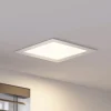 Prios LED-indbygningslampe Helina, sølv, 22 cm, 24 W, dæmpbar