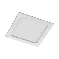 Prios LED-indbygningslampe Helina, sølv, 22 cm, 24 W, dæmpbar