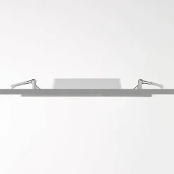 Prios LED-indbygningslampe Helina, sølv, 22 cm, 24 W, dæmpbar