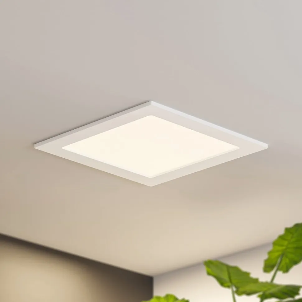 Prios LED-indbygningslampe Helina, hvid, 22 cm, 24 W, dæmpbar