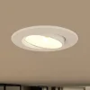 Prios LED-indbygningslampe Shima, hvid, 7 W, 3000K, dæmpbar