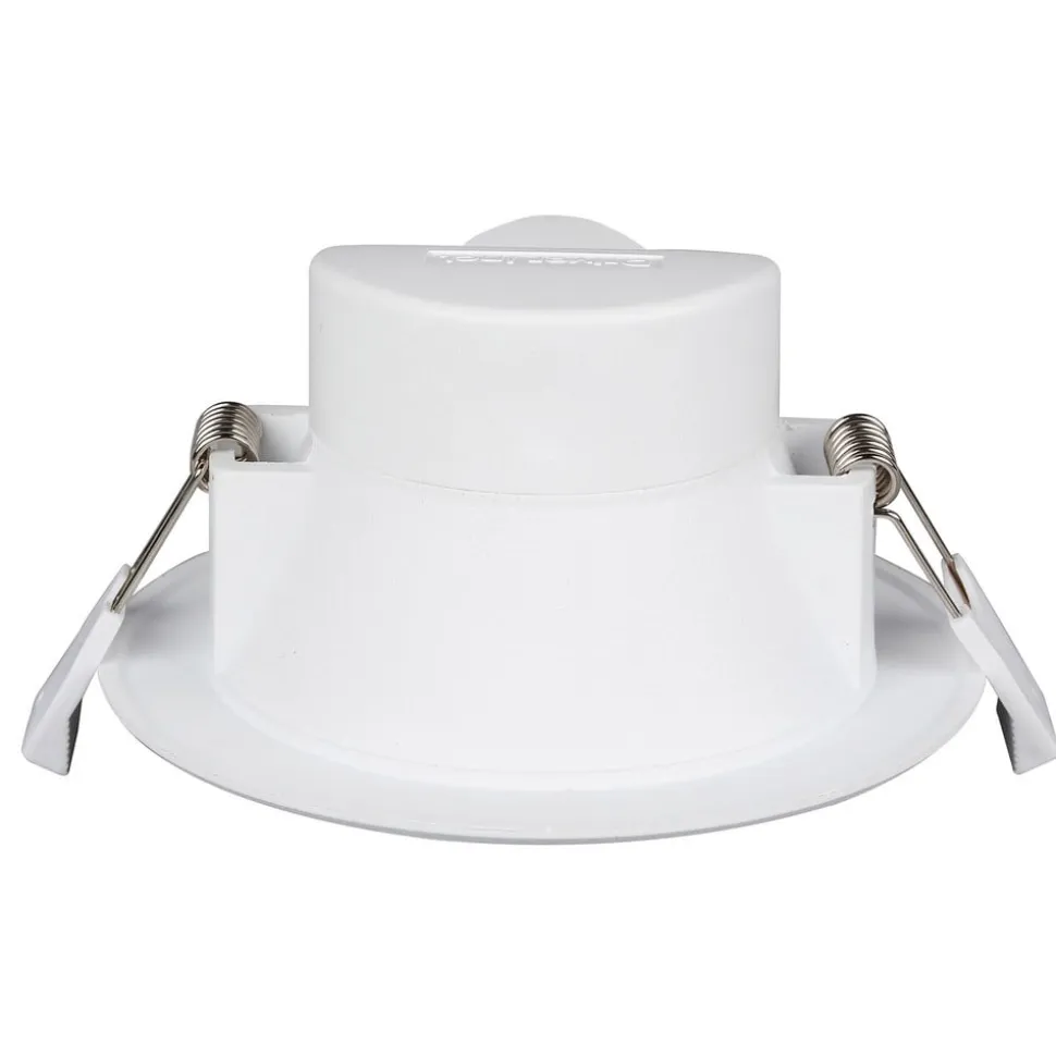 Prios LED-indbygningslampe Rida, sæt med 3, hvid, 15 cm, CCT, IP44