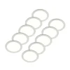 Prios LED-indbygningslampe Cadance, hvid, 24 cm, sæt med 10, CCT